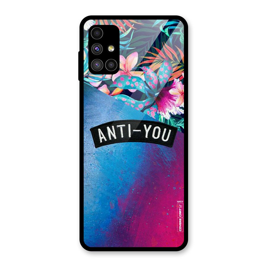 Anti You Glass Back Case for Galaxy M51