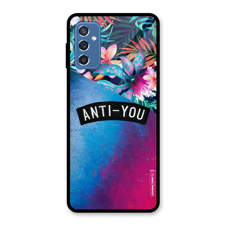 Anti You Glass Back Case for Galaxy M52 5G