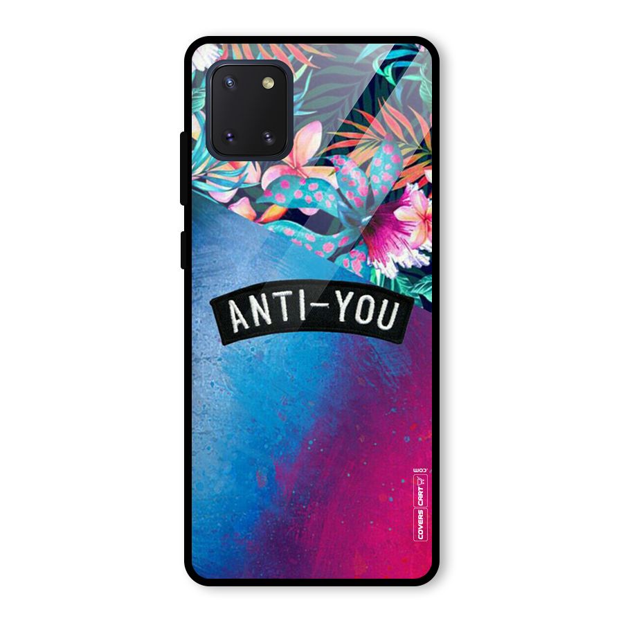 Anti You Glass Back Case for Galaxy Note 10 Lite