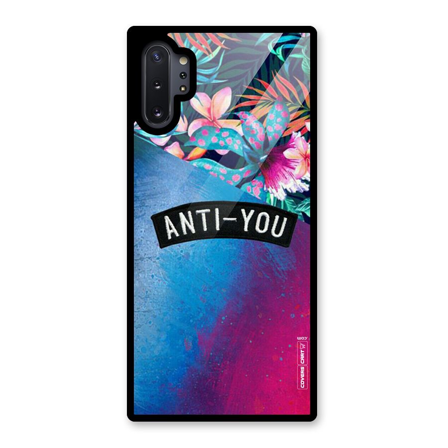 Anti You Glass Back Case for Galaxy Note 10 Plus