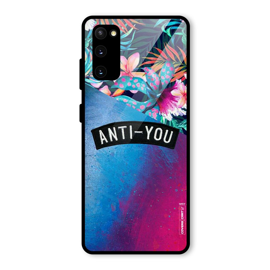 Anti You Glass Back Case for Galaxy S20 FE 5G