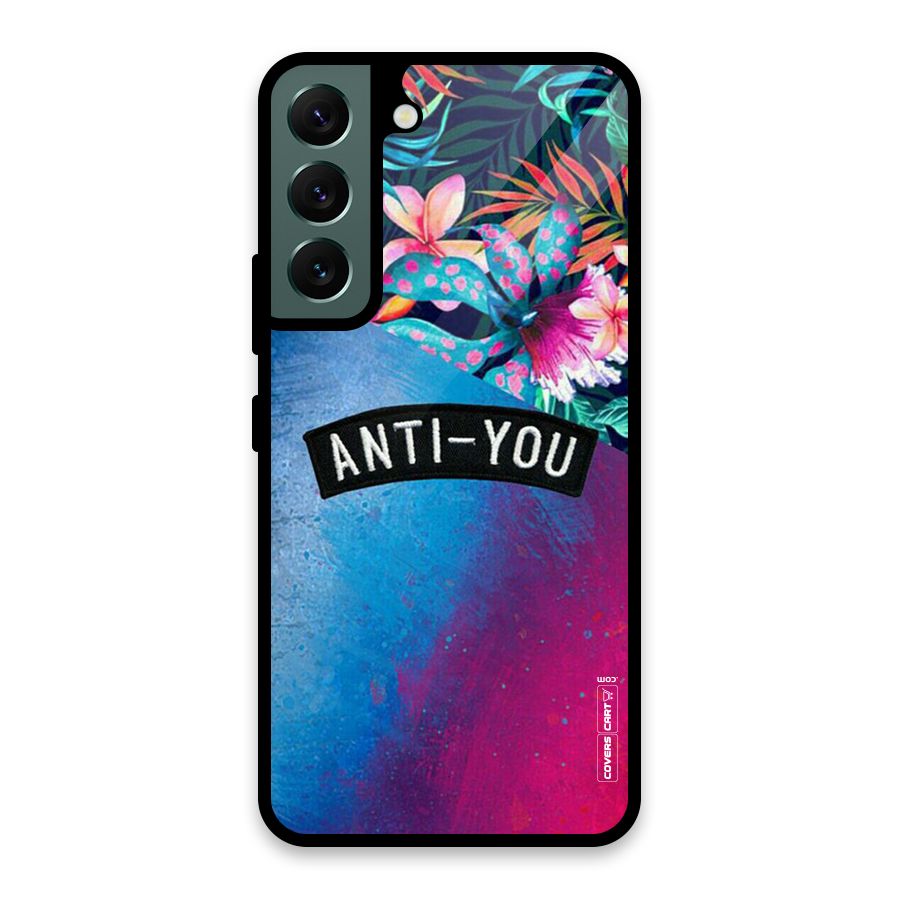 Anti You Glass Back Case for Galaxy S22 5G