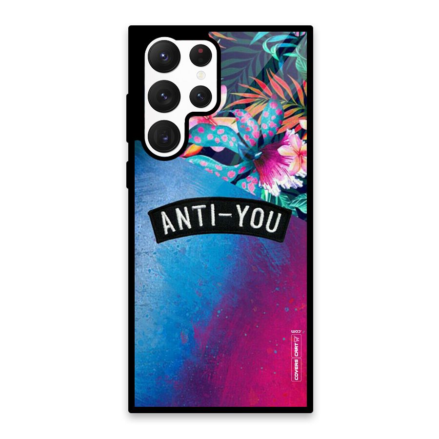 Anti You Glass Back Case for Galaxy S22 Ultra 5G