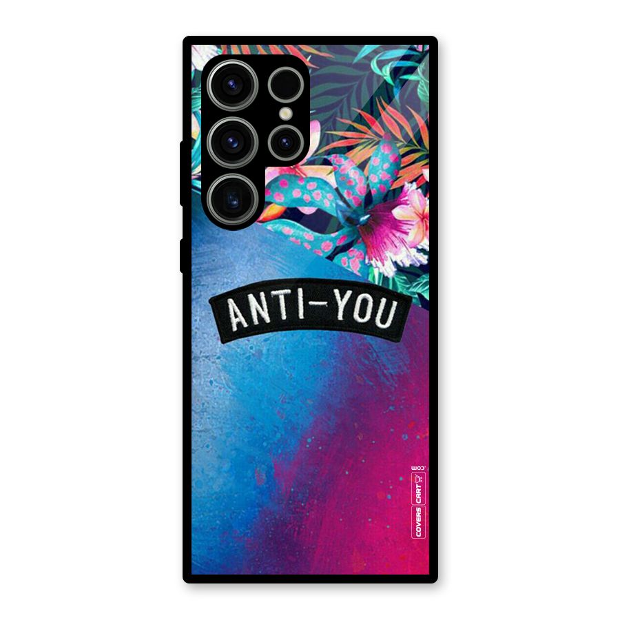 Anti You Glass Back Case for Galaxy S23 Ultra