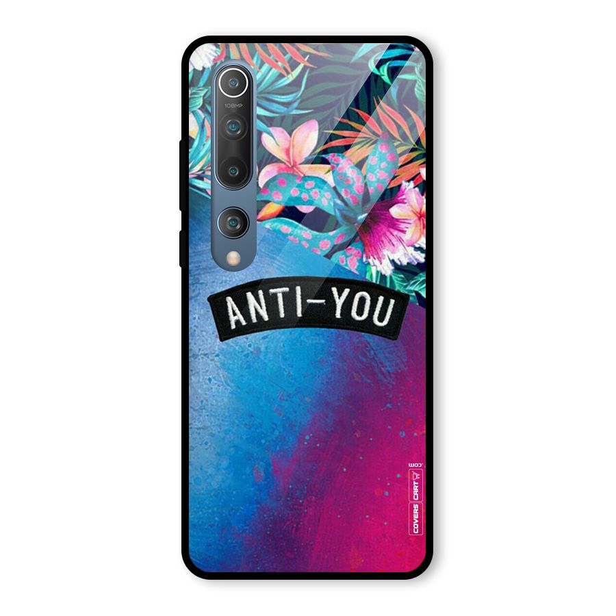 Anti You Glass Back Case for Mi 10