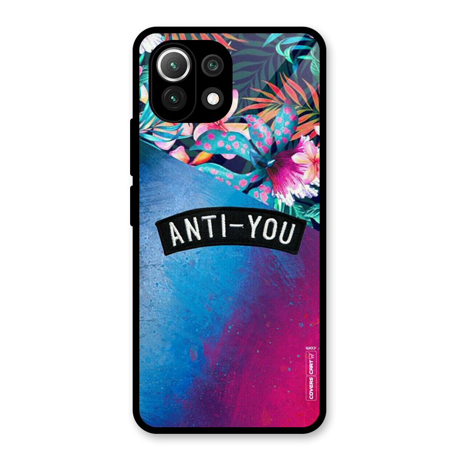 Anti You Glass Back Case for Mi 11 Lite NE 5G
