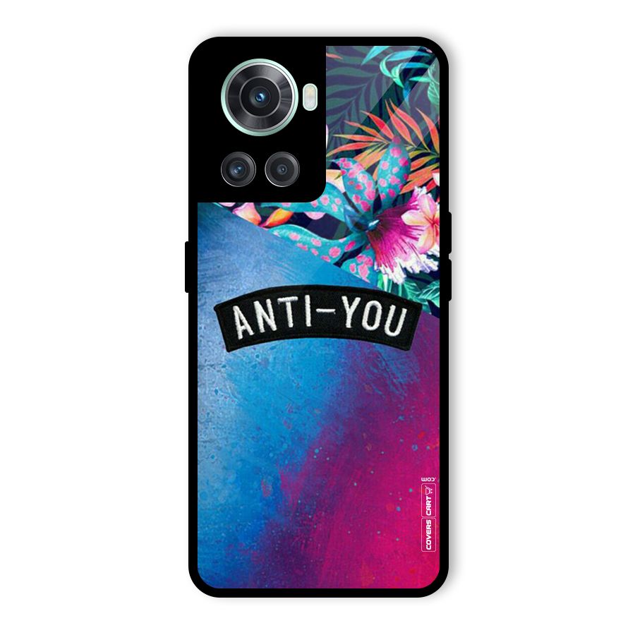 Anti You Glass Back Case for OnePlus 10R
