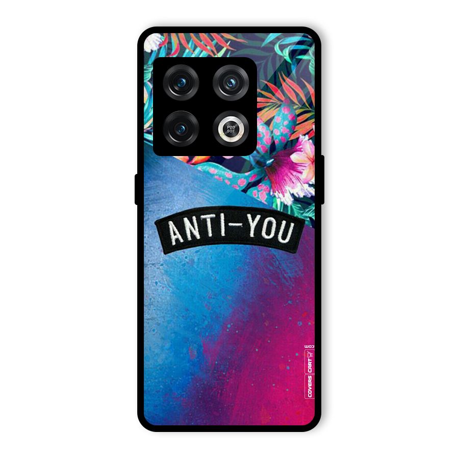 Anti You Glass Back Case for OnePlus 10 Pro 5G