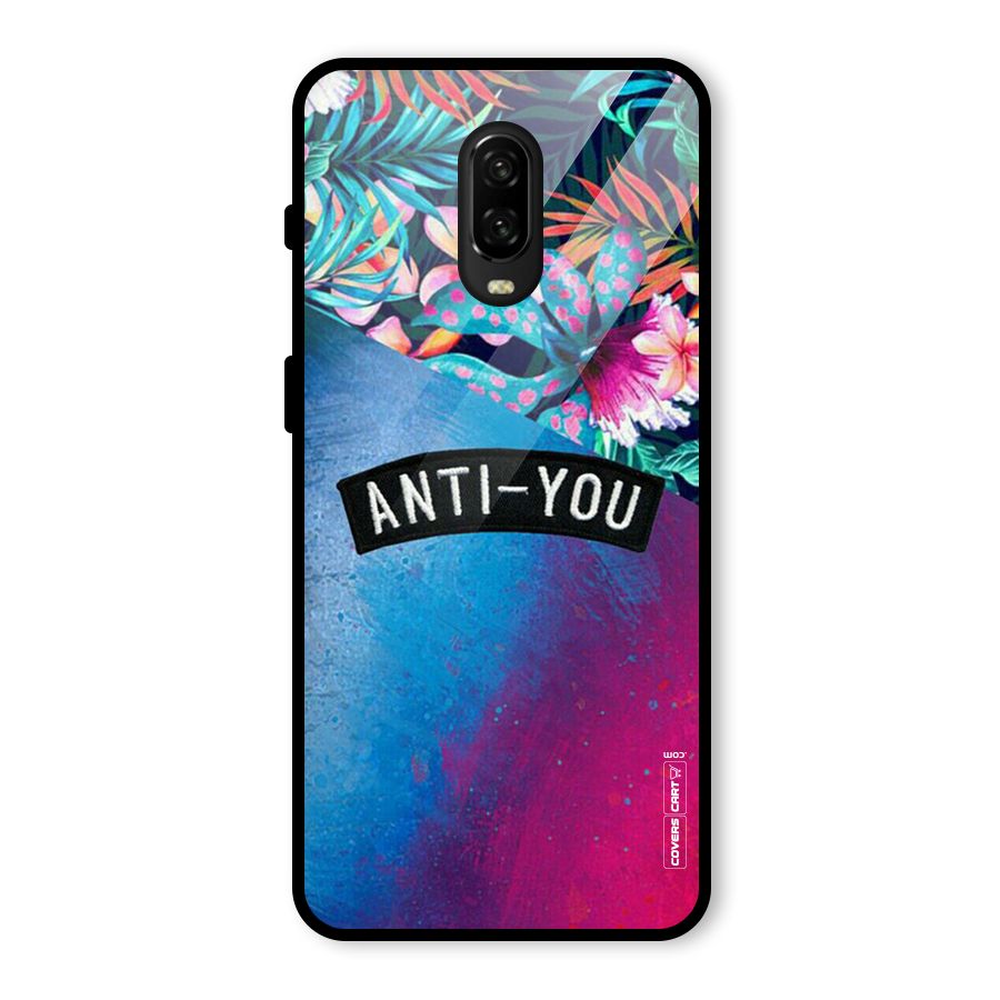 Anti You Glass Back Case for OnePlus 6T