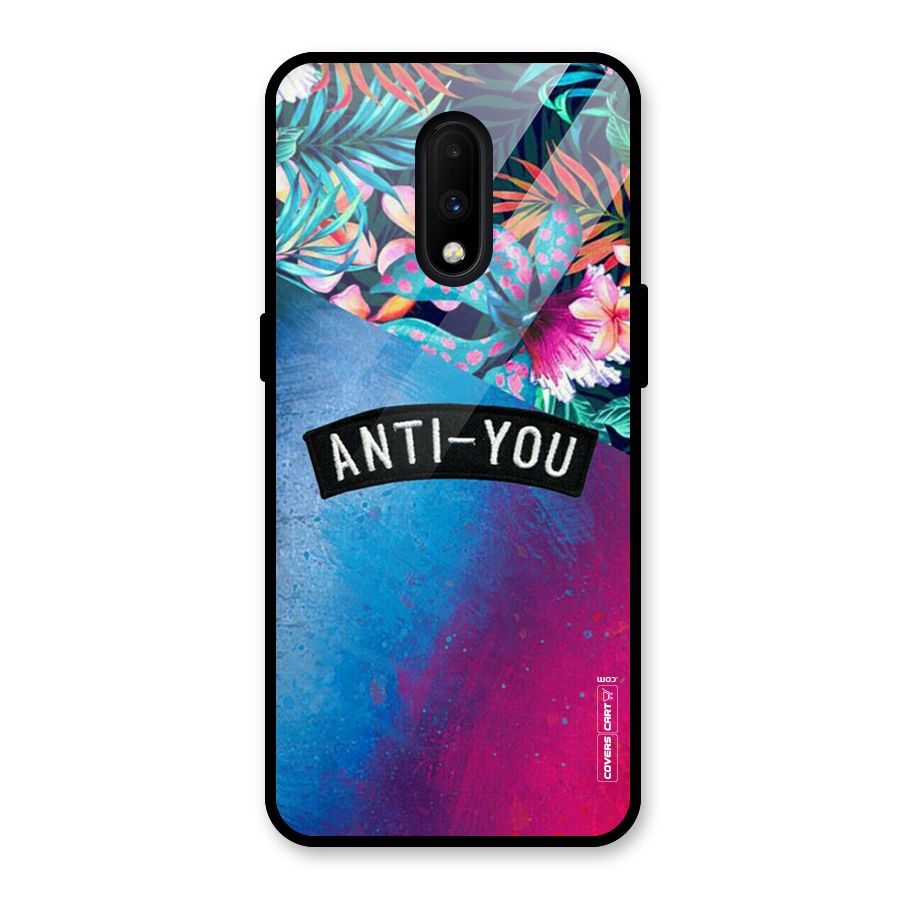 Anti You Glass Back Case for OnePlus 7