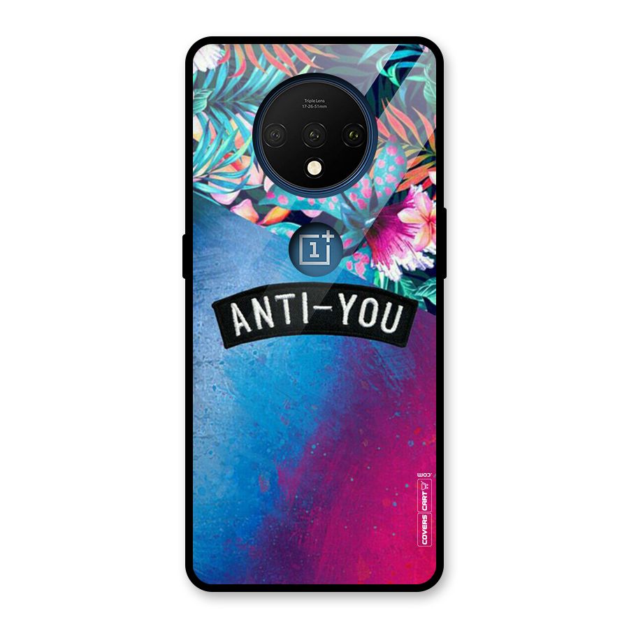 Anti You Glass Back Case for OnePlus 7T