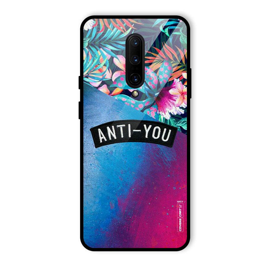 Anti You Glass Back Case for OnePlus 7 Pro