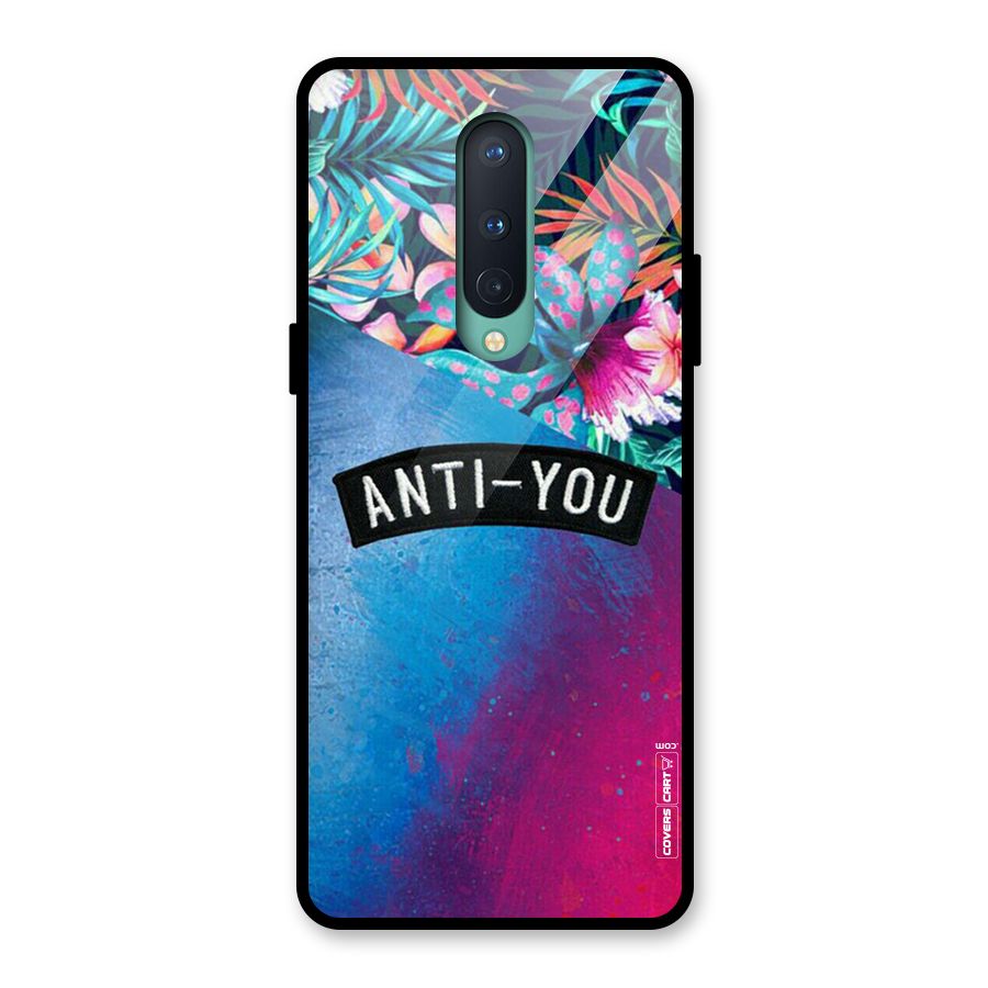 Anti You Glass Back Case for OnePlus 8