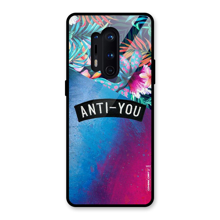 Anti You Glass Back Case for OnePlus 8 Pro