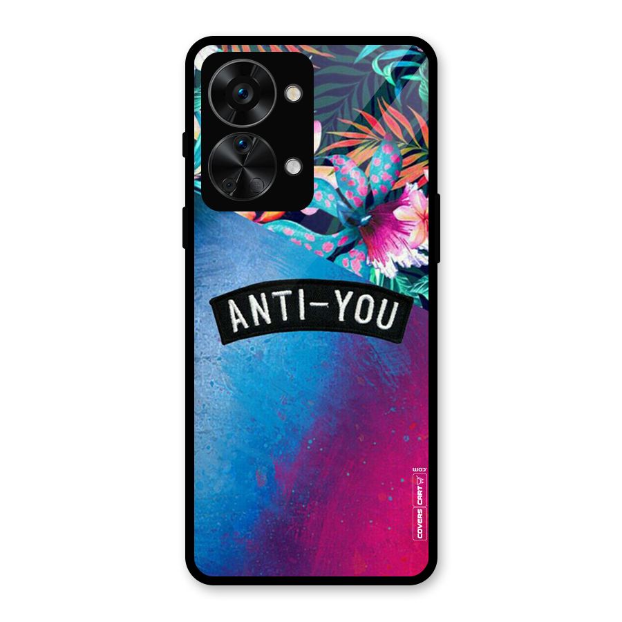 Anti You Glass Back Case for OnePlus Nord 2T