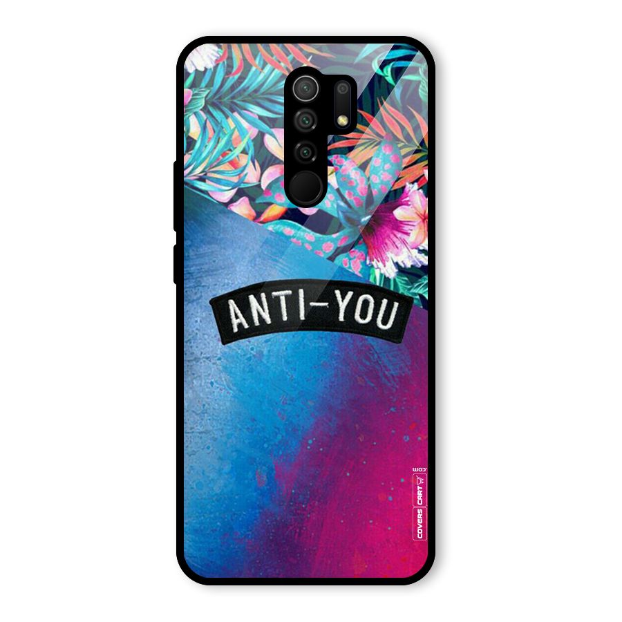 Anti You Glass Back Case for Poco M2