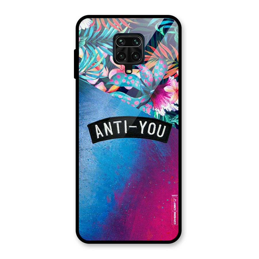Anti You Glass Back Case for Poco M2 Pro