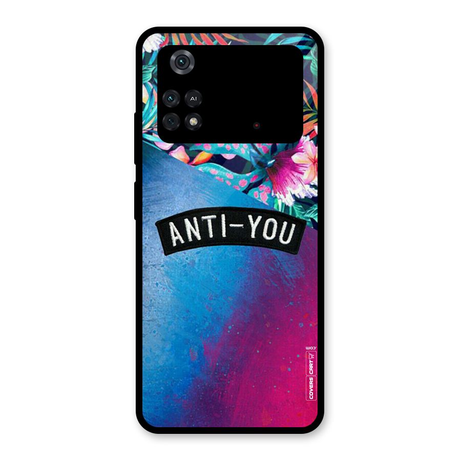 Anti You Glass Back Case for Poco M4 Pro 4G