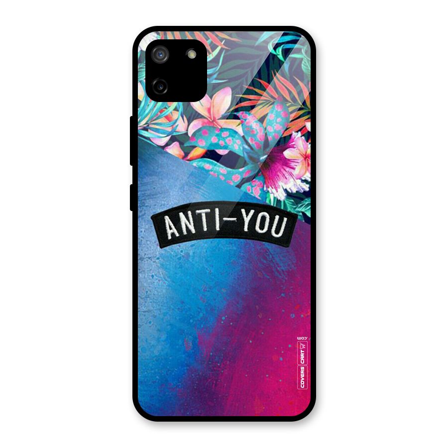 Anti You Glass Back Case for Realme C11