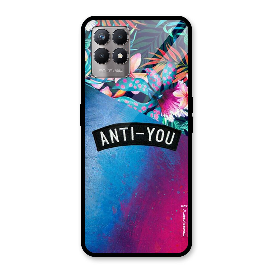 Anti You Glass Back Case for Realme Narzo 50