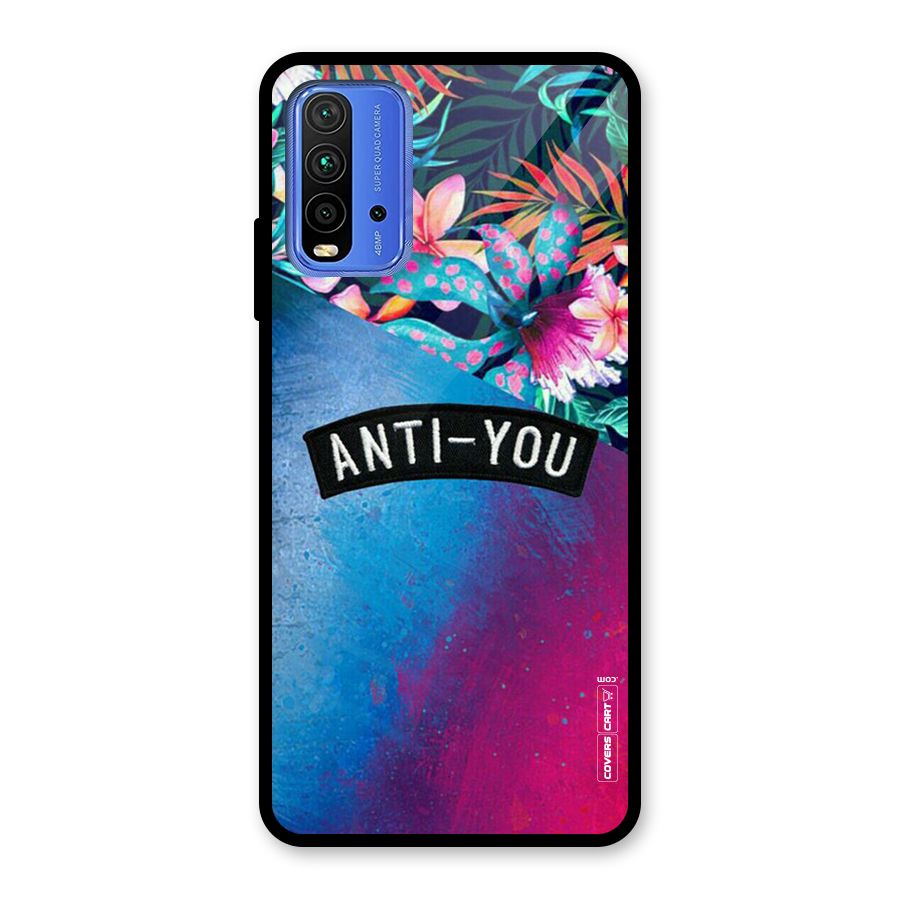 Anti You Glass Back Case for Redmi 9 Power