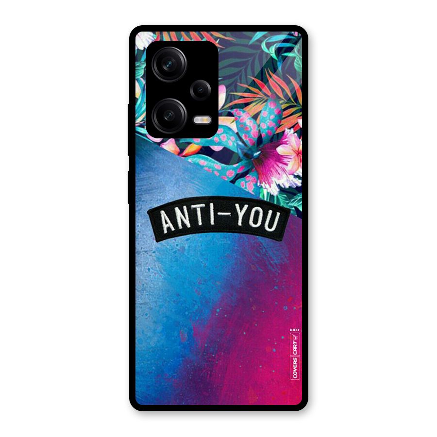 Anti You Glass Back Case for Redmi Note 12 Pro