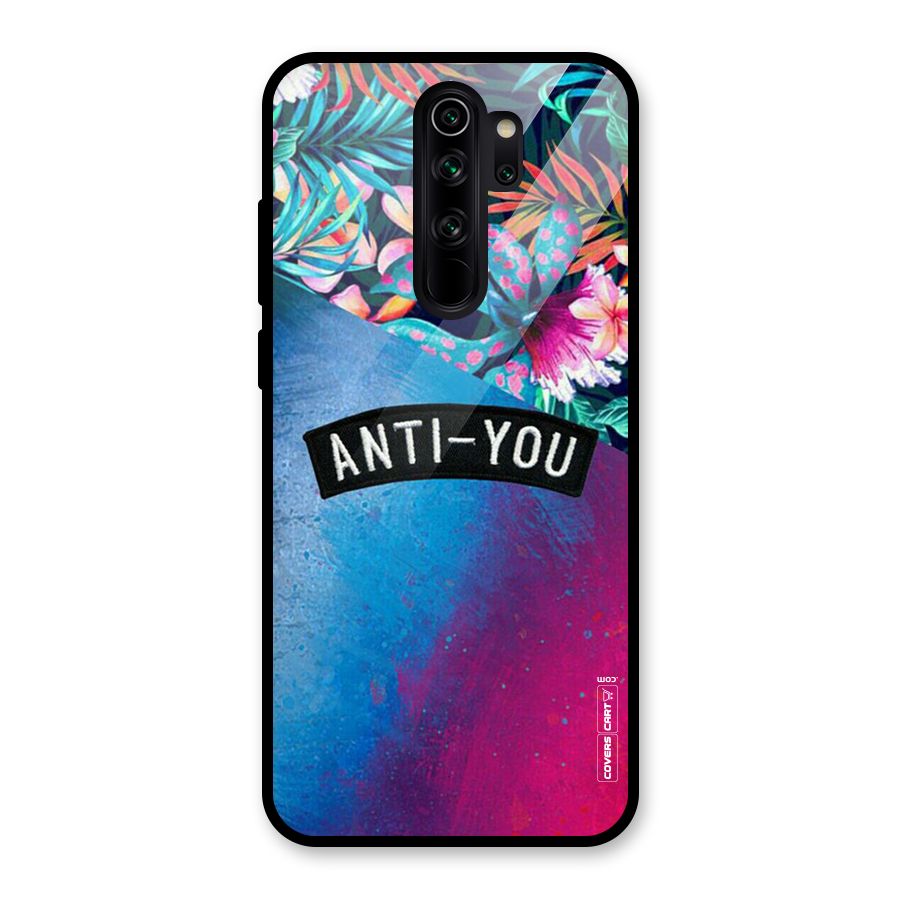 Anti You Glass Back Case for Redmi Note 8 Pro