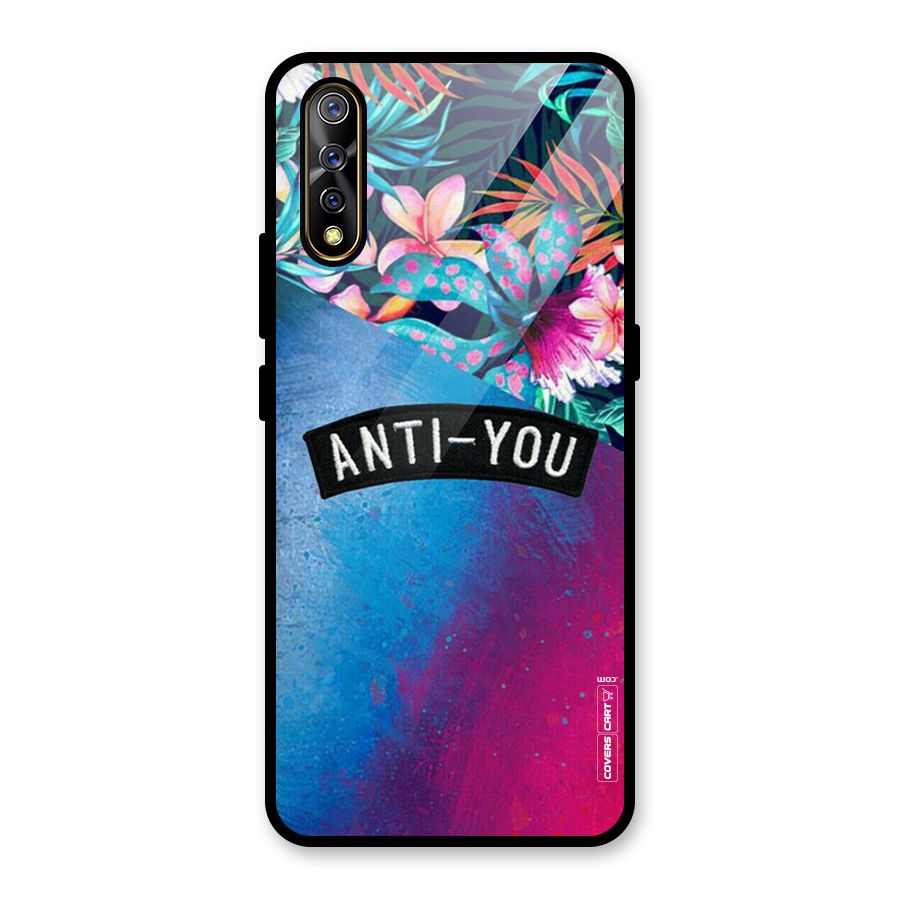 Anti You Glass Back Case for Vivo S1