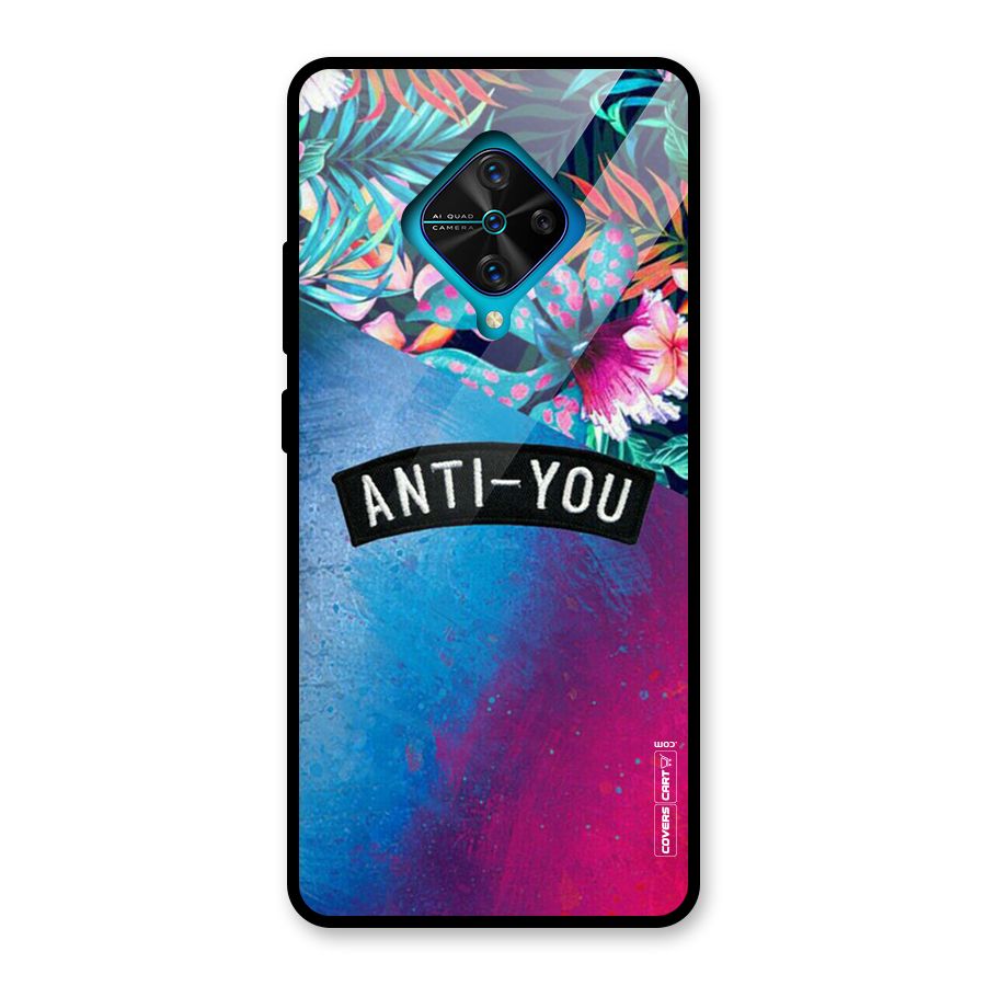 Anti You Glass Back Case for Vivo S1 Pro