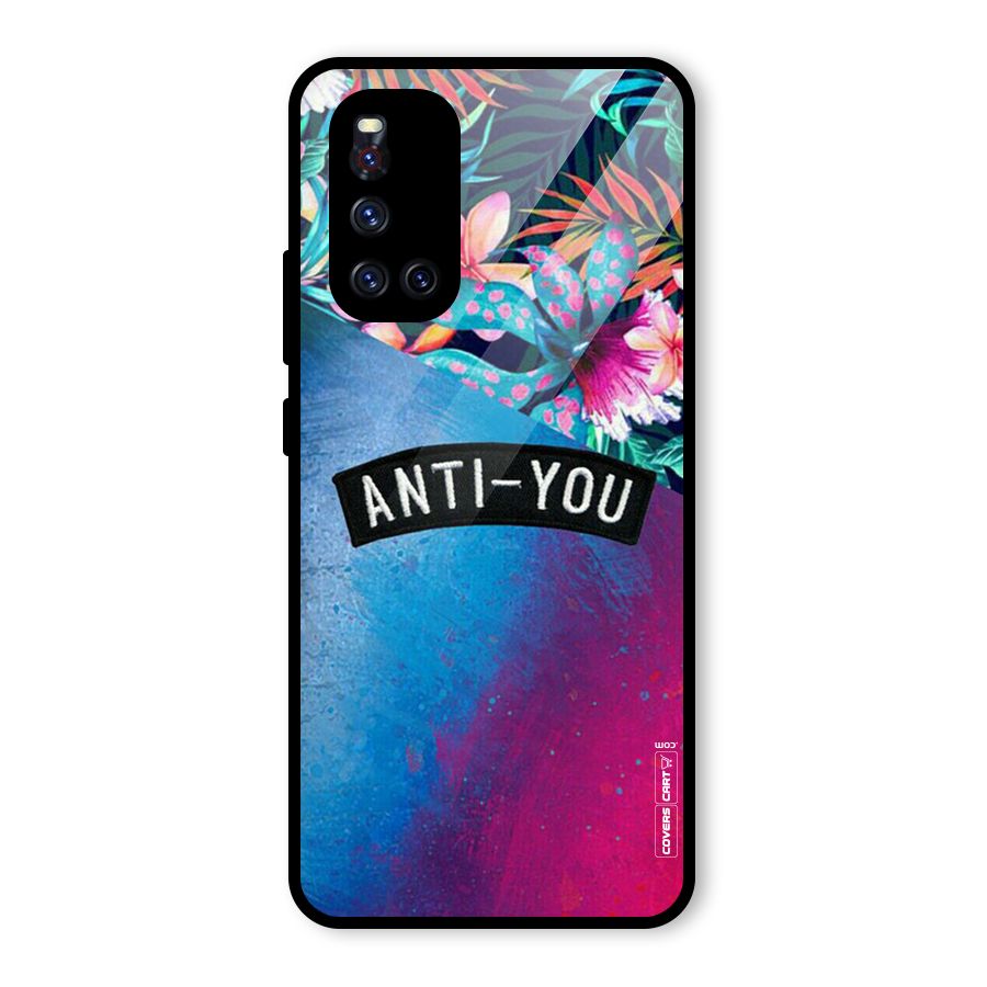 Anti You Glass Back Case for Vivo V19