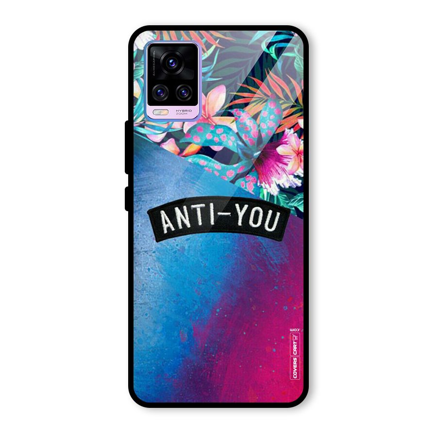 Anti You Glass Back Case for Vivo V20 Pro