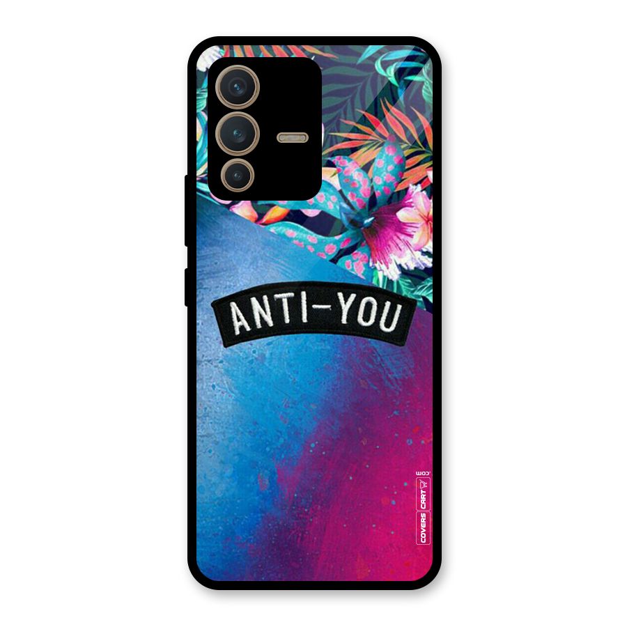 Anti You Glass Back Case for Vivo V23 5G