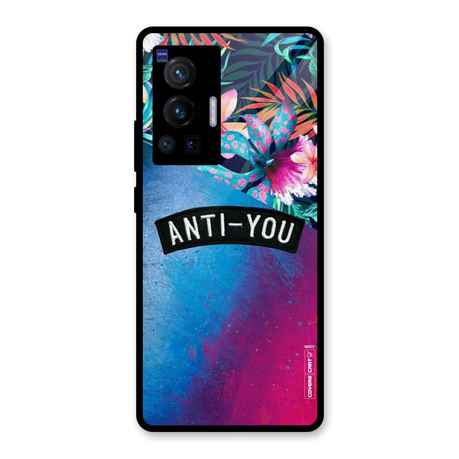 Anti You Glass Back Case for Vivo X70 Pro