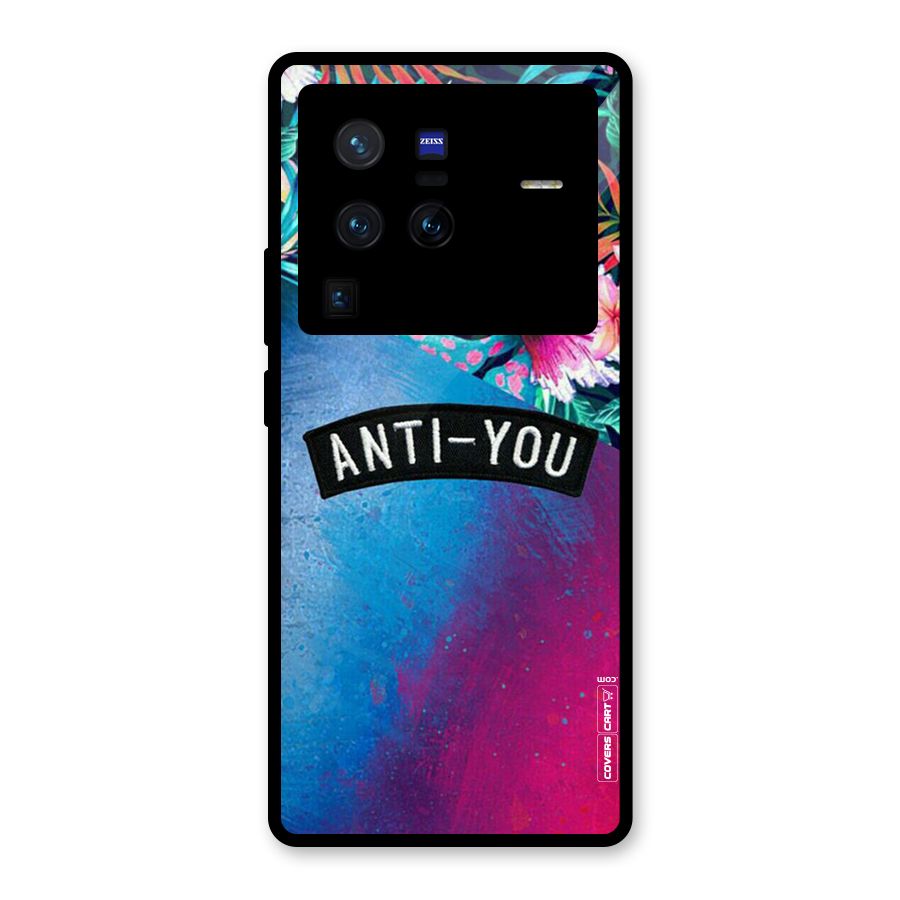 Anti You Glass Back Case for Vivo X80 Pro