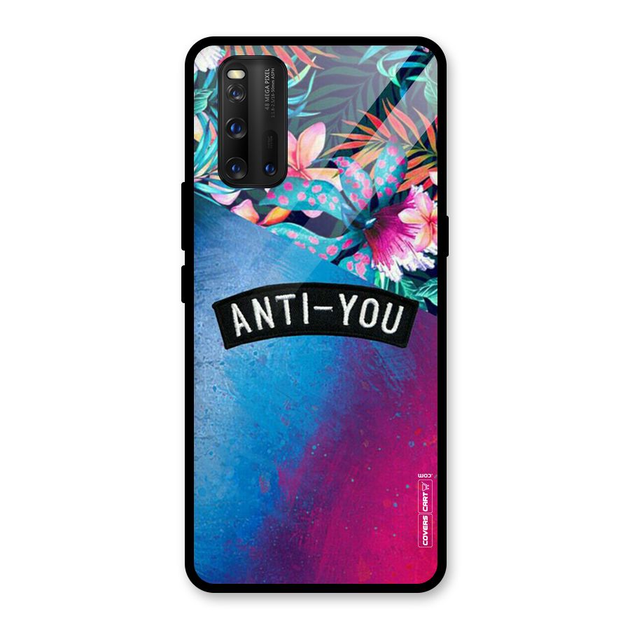 Anti You Glass Back Case for Vivo iQOO 3