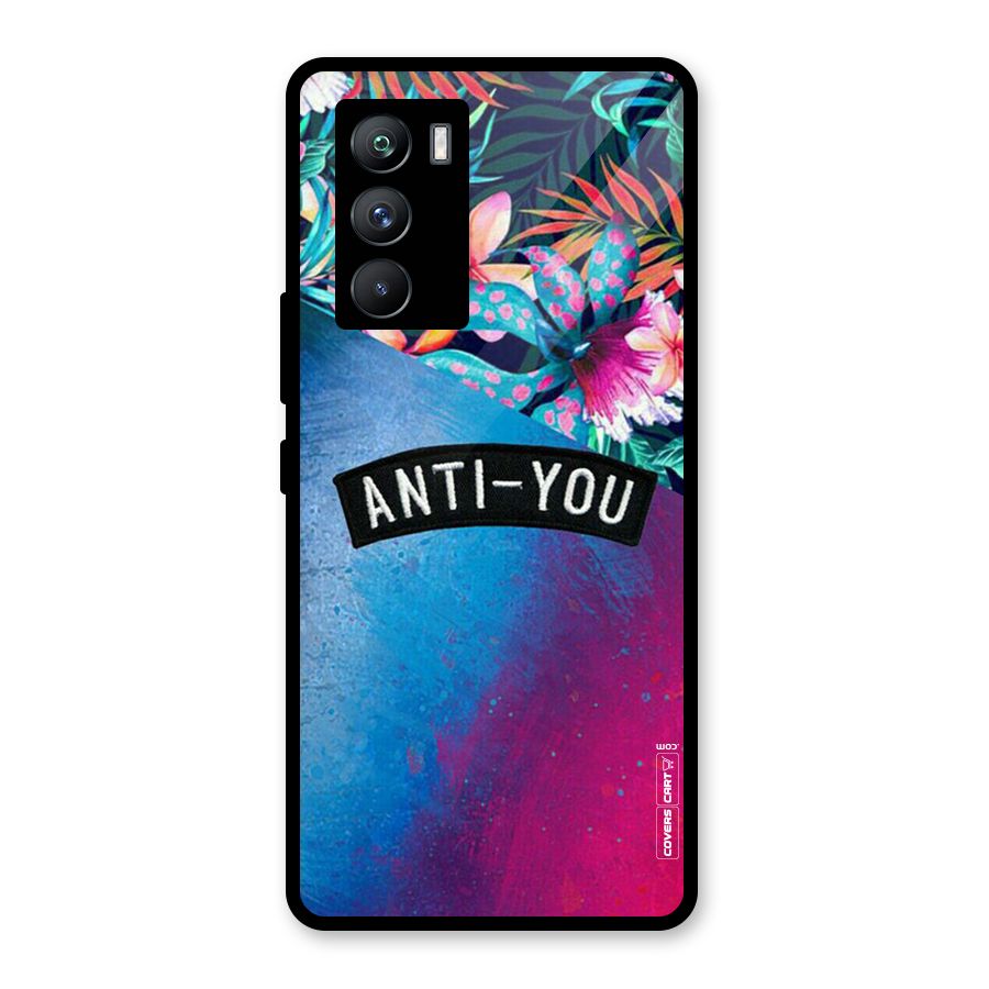 Anti You Glass Back Case for Vivo iQOO 9 SE