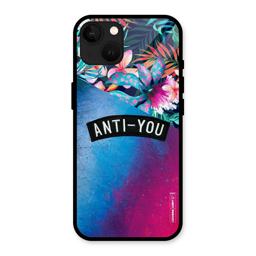 Anti You Glass Back Case for iPhone 13