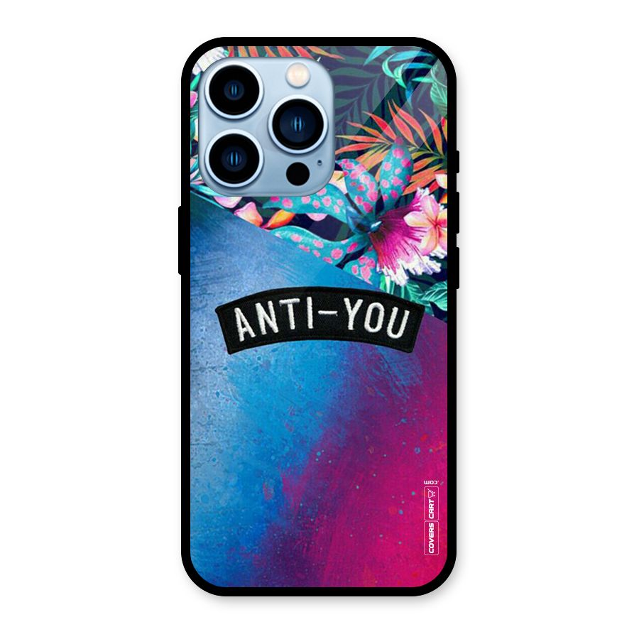 Anti You Glass Back Case for iPhone 13 Pro