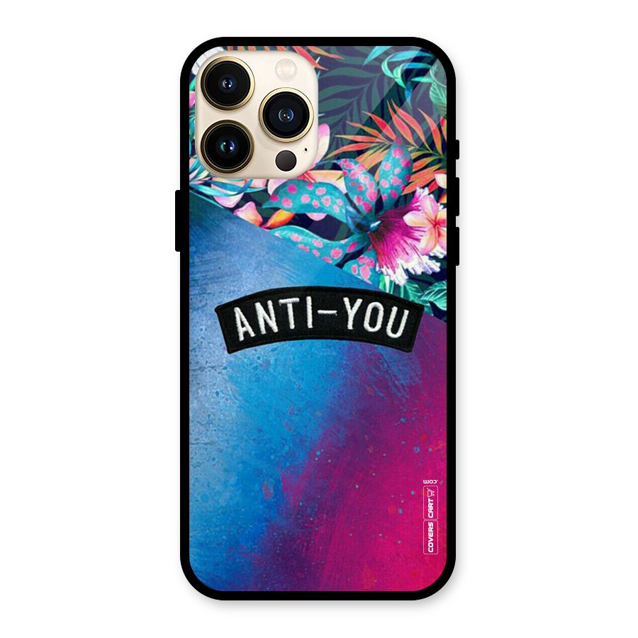 Anti You Glass Back Case for iPhone 13 Pro Max