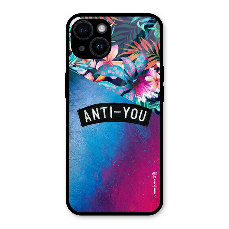 Anti You Glass Back Case for iPhone 14