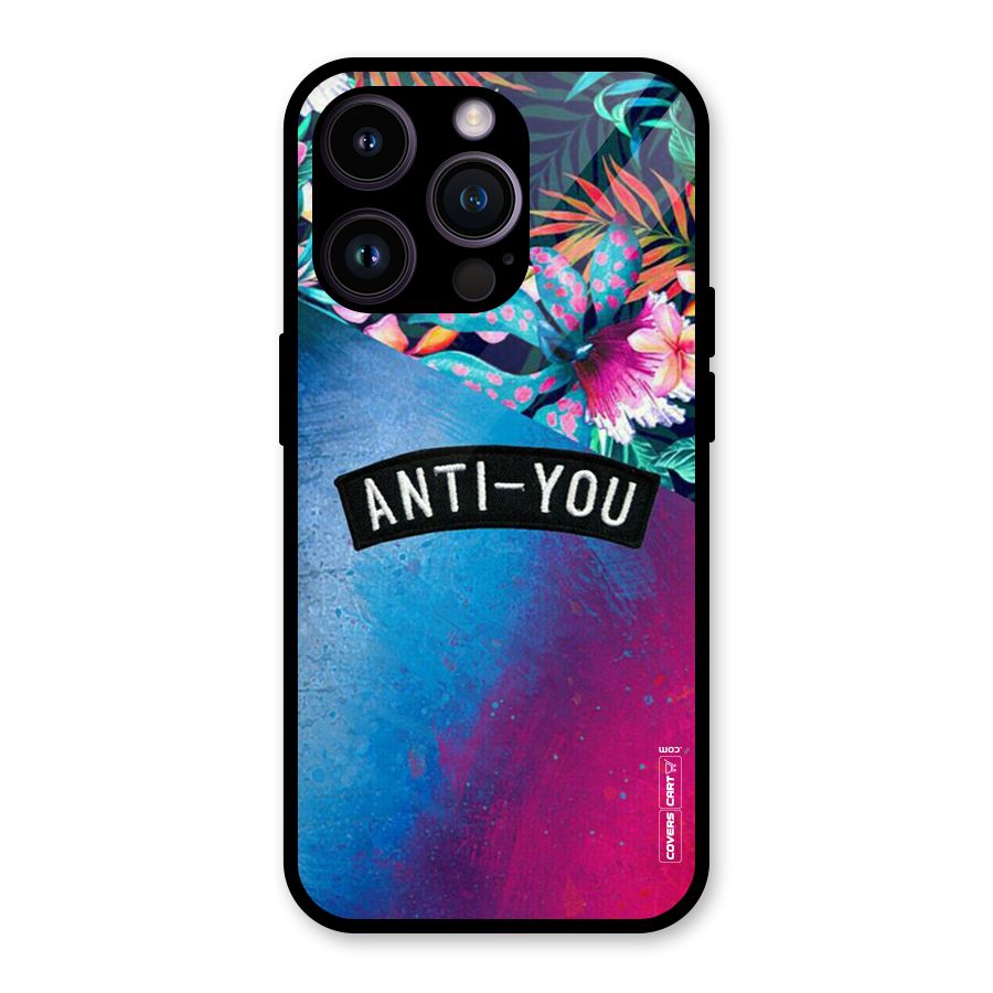 Anti You Glass Back Case for iPhone 14 Pro