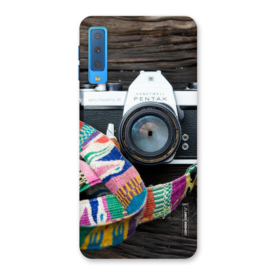 Antique Camera Back Case for Galaxy A7 (2018)