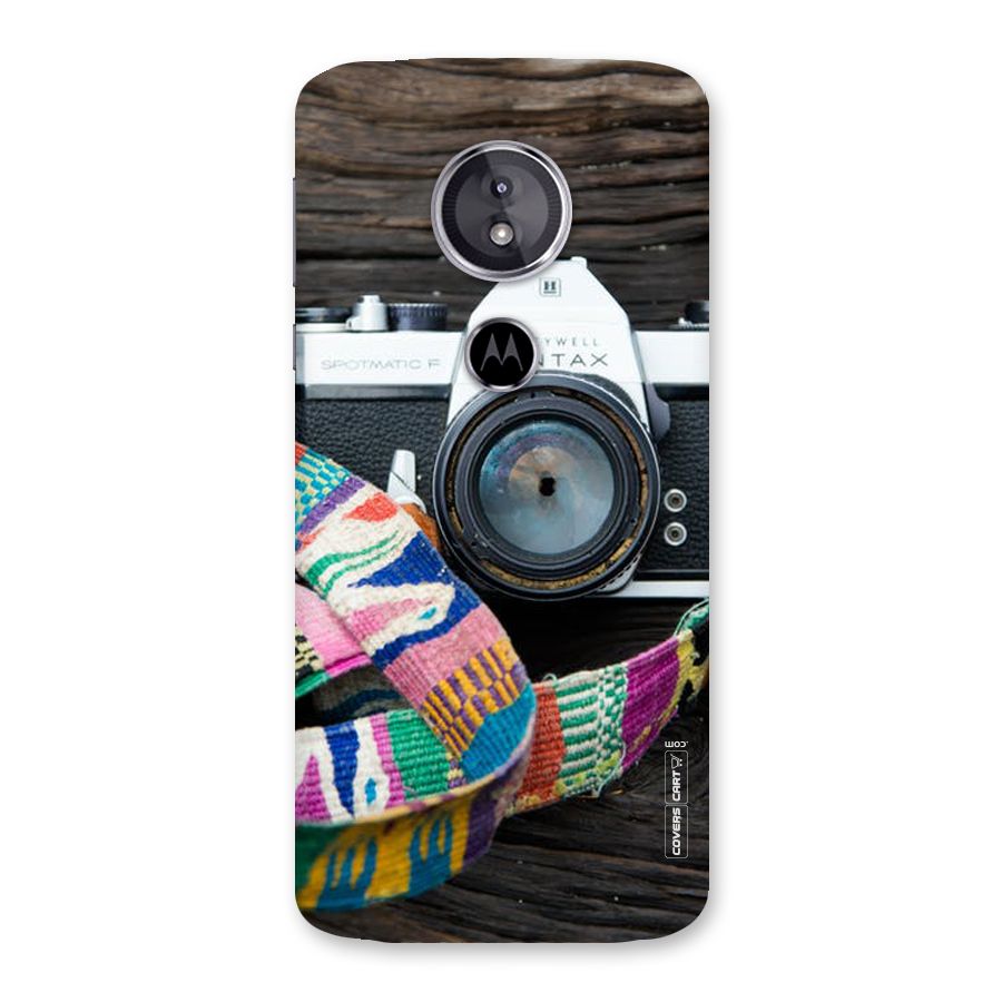 Antique Camera Back Case for Moto E5
