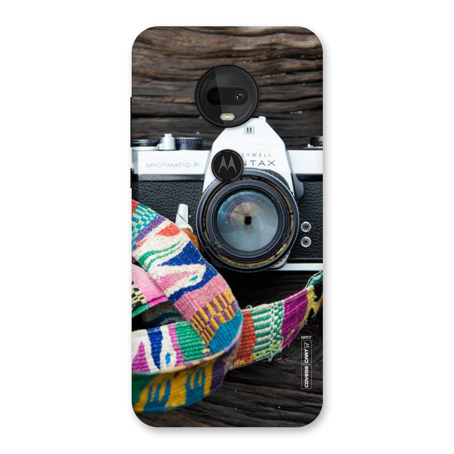 Antique Camera Back Case for Moto G7