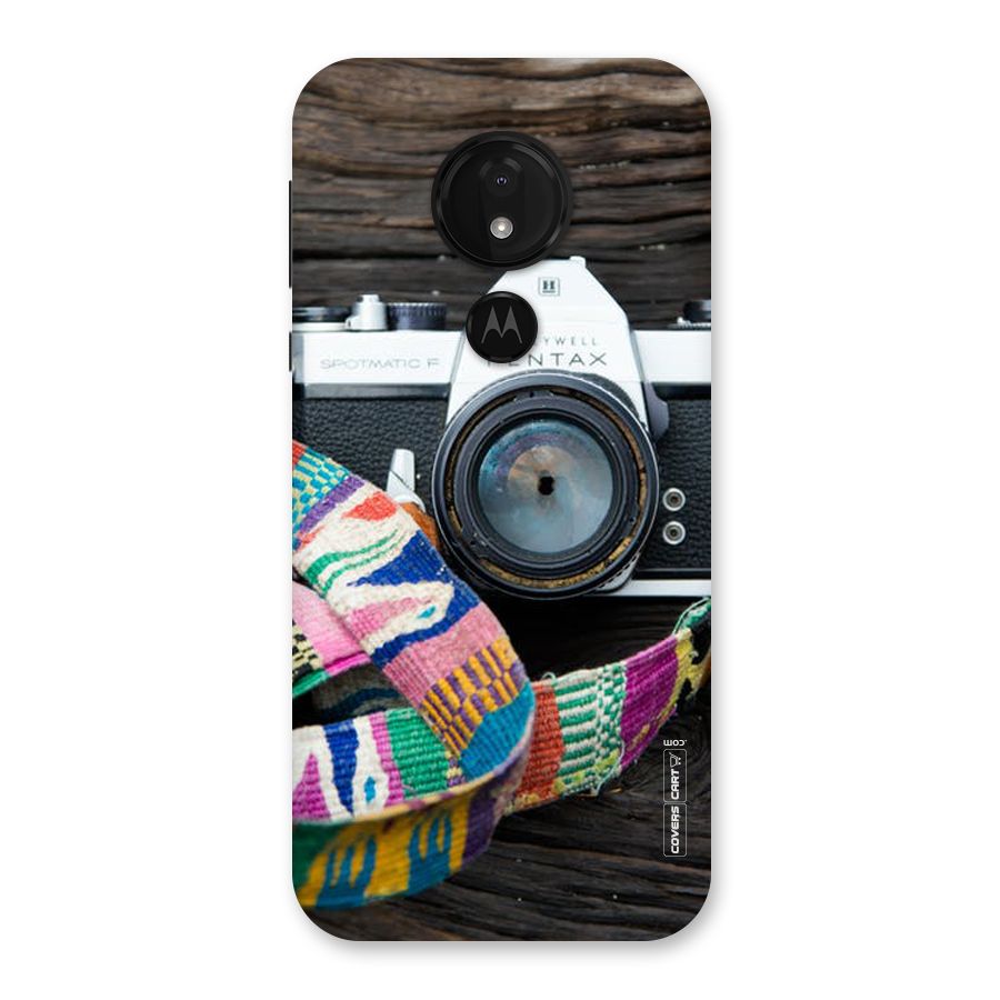 Antique Camera Back Case for Moto G7 Power