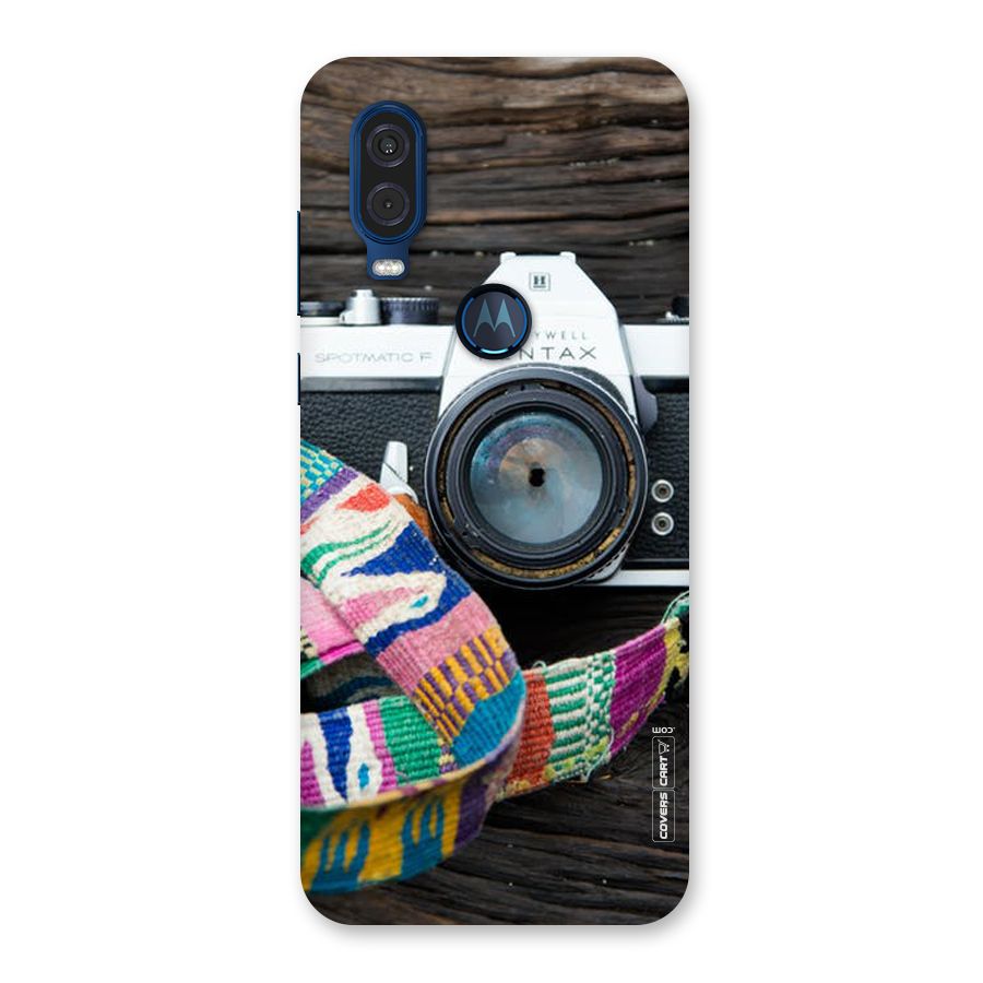 Antique Camera Back Case for Motorola One Vision