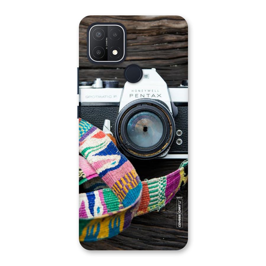 Antique Camera Back Case for Oppo A15
