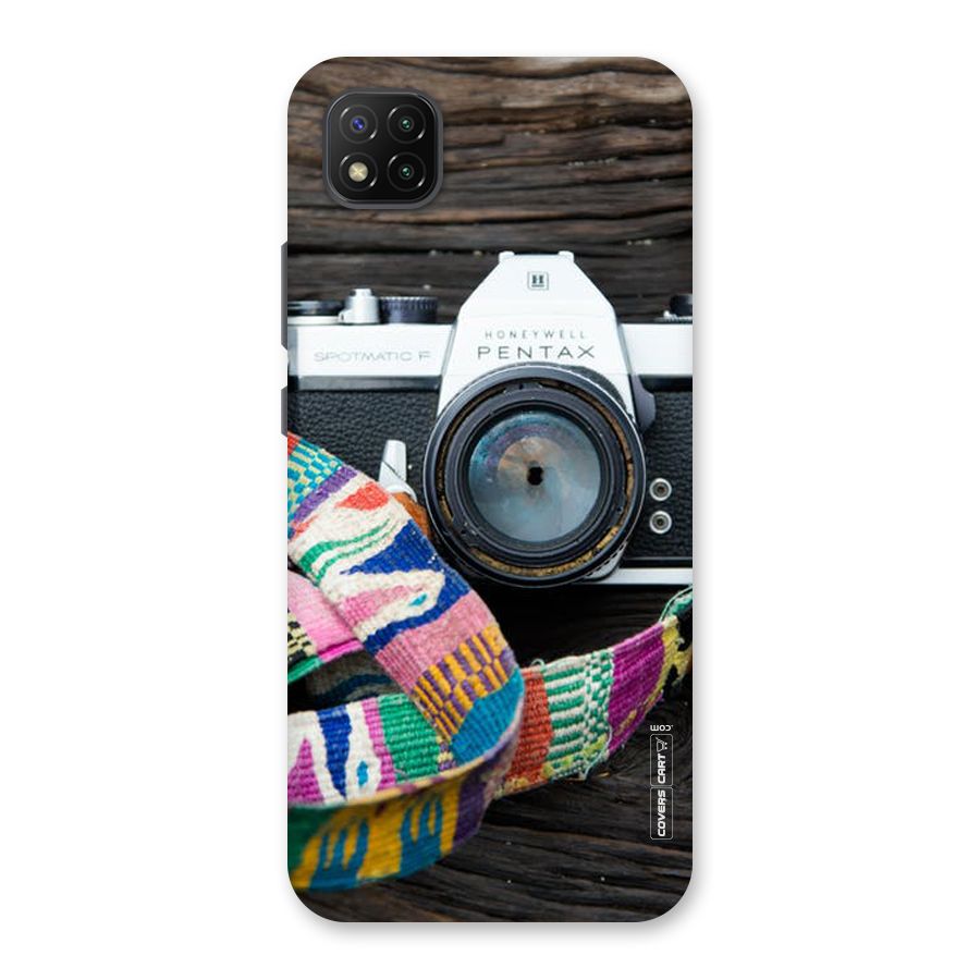 Antique Camera Back Case for Poco C3