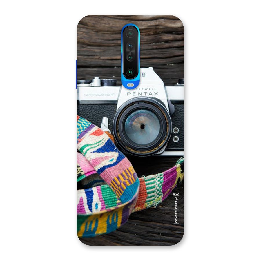 Antique Camera Back Case for Poco X2