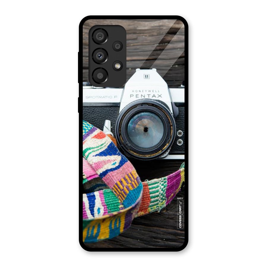 Antique Camera Glass Back Case for Galaxy A33 5G